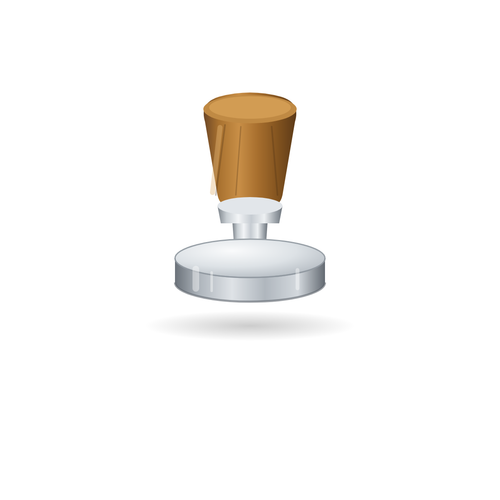 Espresso-Tamper mit 51 mm Edelstahlbasis und geoeltem Holzgriff
